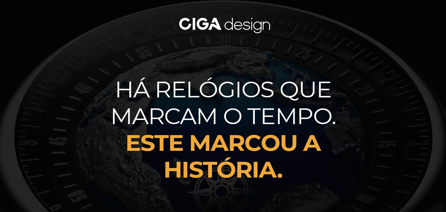 CIGA design — Há relógios que marcam o tempo. Este marcou a história. Vencedor do GPHG Challenge Watch Prize 2021.